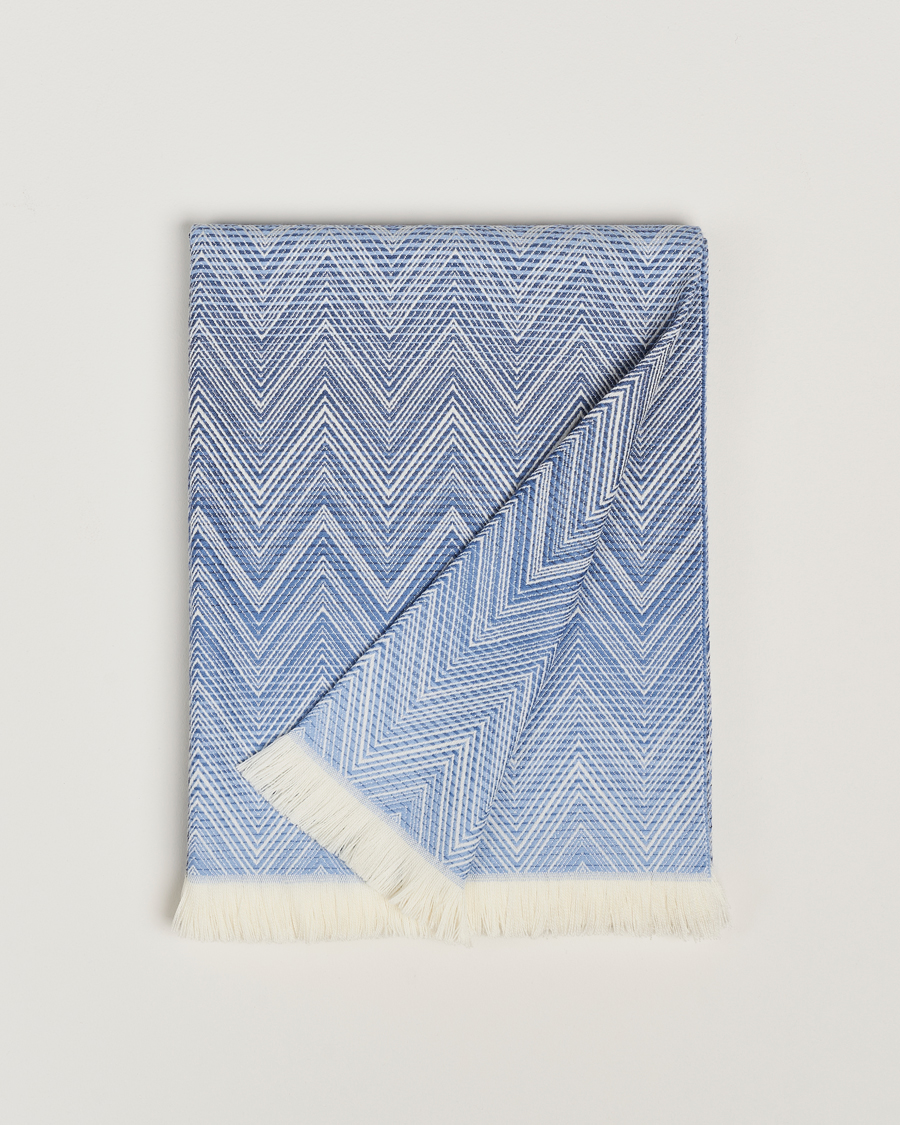 Herr | Missoni Home Timmy Wool Throw 130x190cm Blue | Missoni Home | Timmy Wool Throw 130x190cm Blue