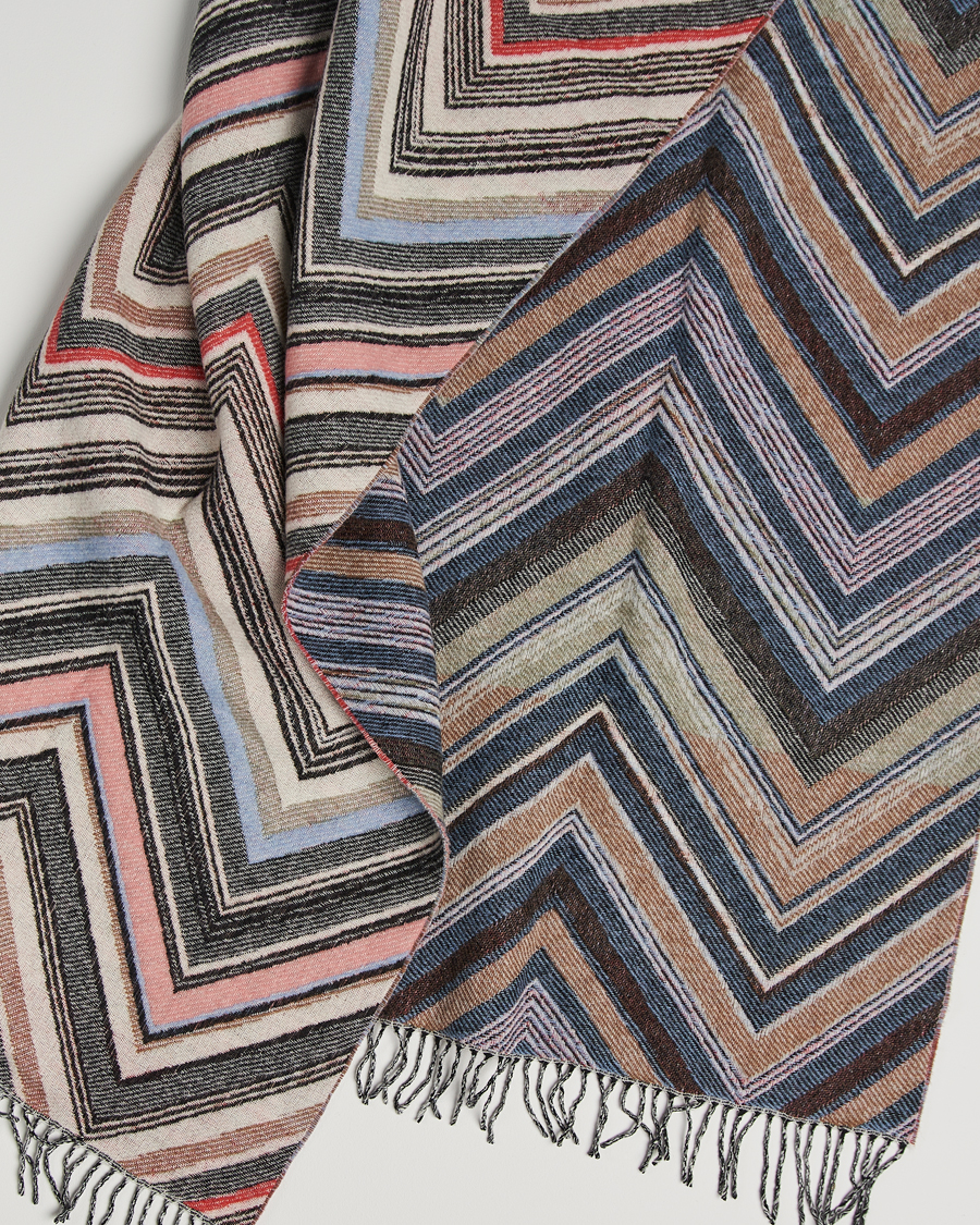 Herr | Textilier | Missoni Home | Chevron Wool Throw 130x190cm Multicolor