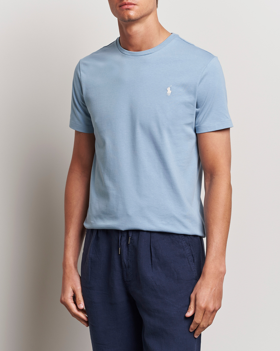 Herr | Kortärmade t-shirts | Polo Ralph Lauren | Crew Neck T-Shirt Vessel Blue