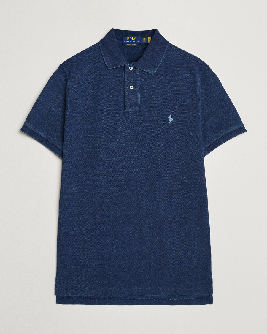 Herr | Pikéer | Polo Ralph Lauren | Custom Slim Fit Polo Dark Indigo