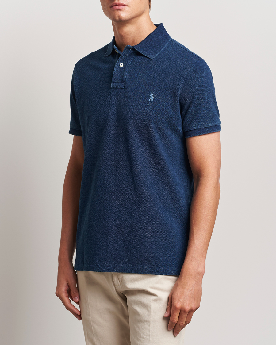 Herr | Pikéer | Polo Ralph Lauren | Custom Slim Fit Polo Dark Indigo