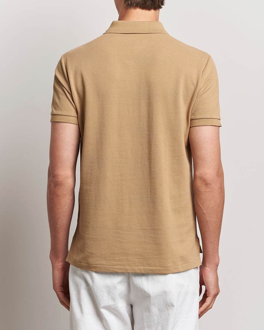 Herr | Pikéer | Polo Ralph Lauren | Custom Slim Fit Polo Café Tan