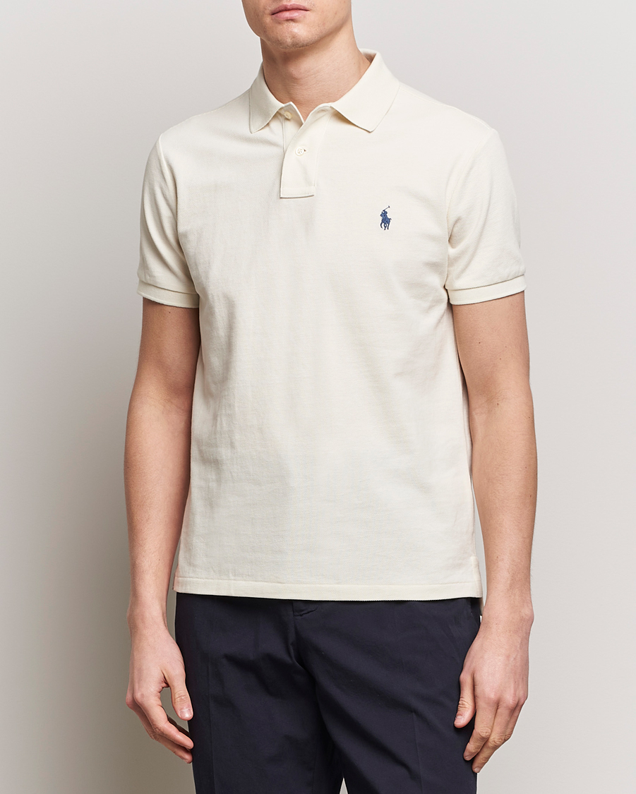 Herr | Polo Ralph Lauren | Polo Ralph Lauren | Custom Slim Fit Polo Herbal Milk