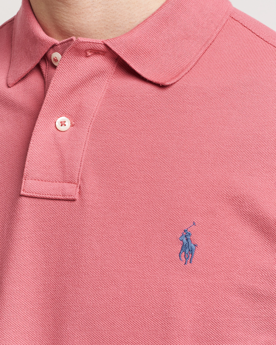 Herr | Pikéer | Polo Ralph Lauren | Custom Slim Fit Polo Adirondack Red