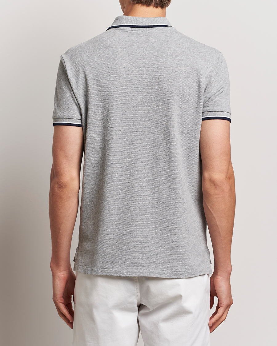 Herr | Pikéer | Polo Ralph Lauren | Custom Slim Fit Tipped Polo Andover Heather