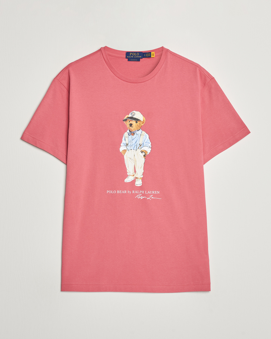 Herr | T-Shirts | Polo Ralph Lauren | Printed Hemingway Bear T-Shirt Adirondack Red