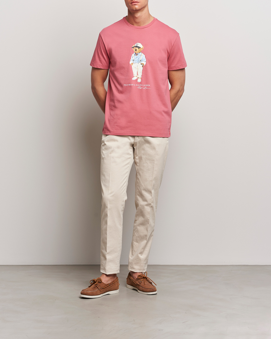 Herr | T-Shirts | Polo Ralph Lauren | Printed Hemingway Bear T-Shirt Adirondack Red