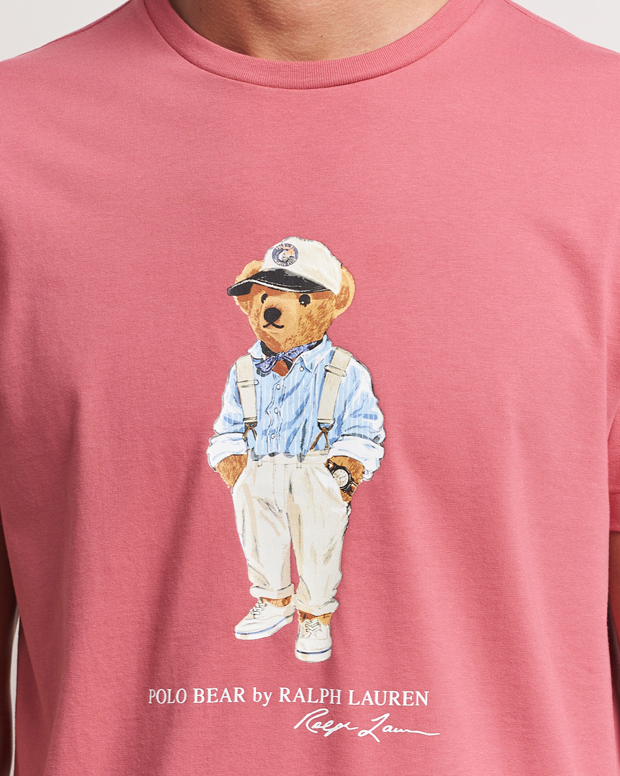 Herr | T-Shirts | Polo Ralph Lauren | Printed Hemingway Bear T-Shirt Adirondack Red