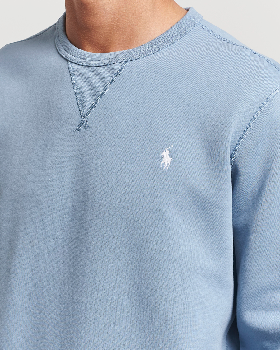Herr | Tröjor | Polo Ralph Lauren | Tech Double Knit Crew Neck Sweatshirt Vessel Blue