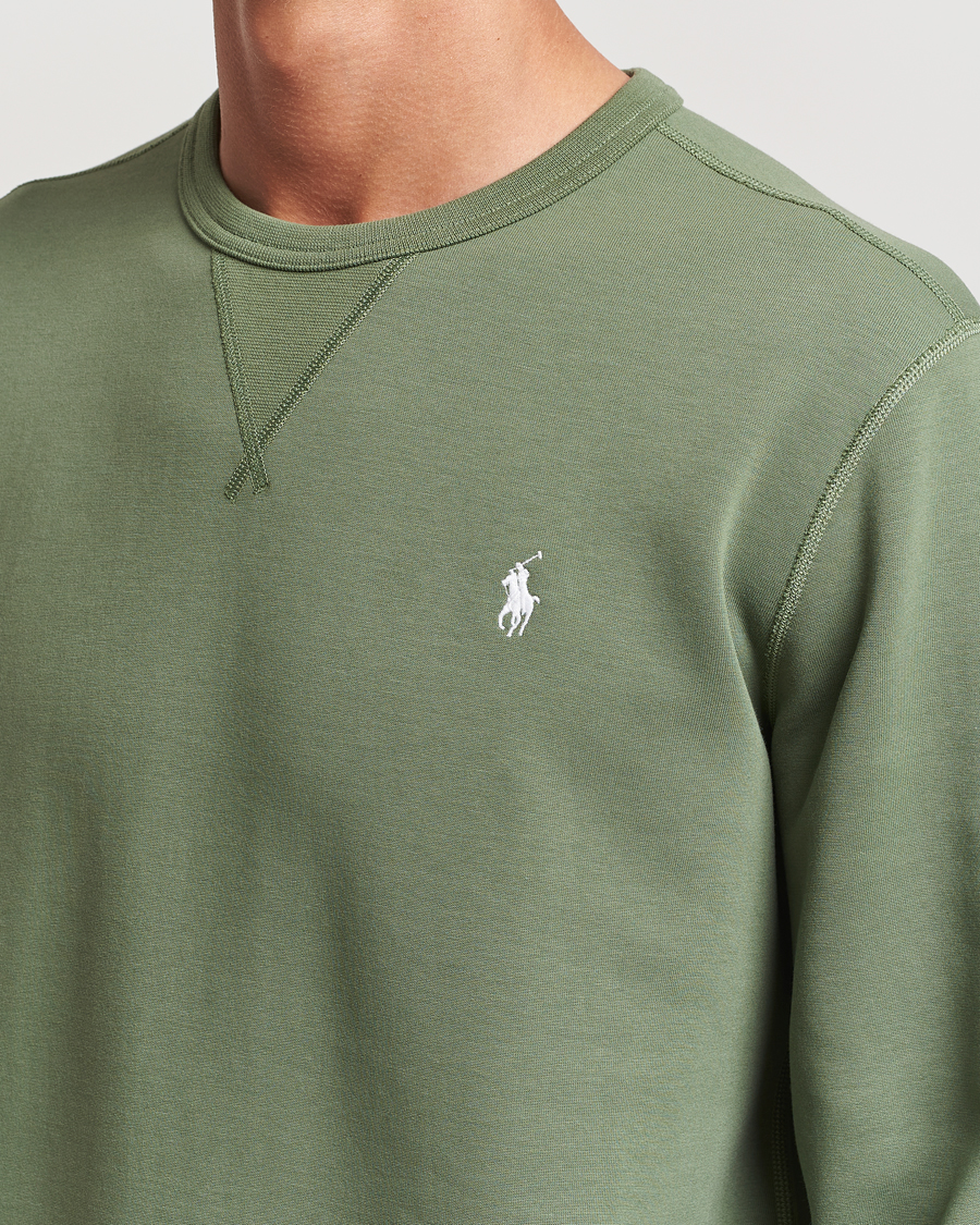 Herr | Tröjor | Polo Ralph Lauren | Tech Double Knit Crew Neck Sweatshirt Cargo Green