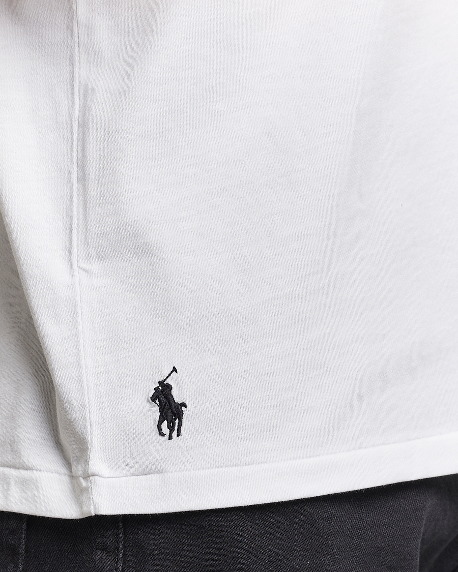 Herr | T-Shirts | Polo Ralph Lauren | Center Logo Crew Neck T-Shirt White