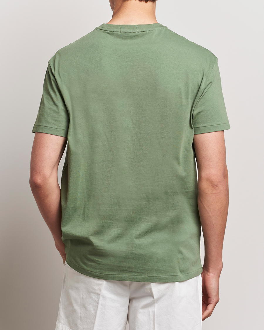 Herr | T-Shirts | Polo Ralph Lauren | Center Logo Crew Neck T-Shirt Cargo Green