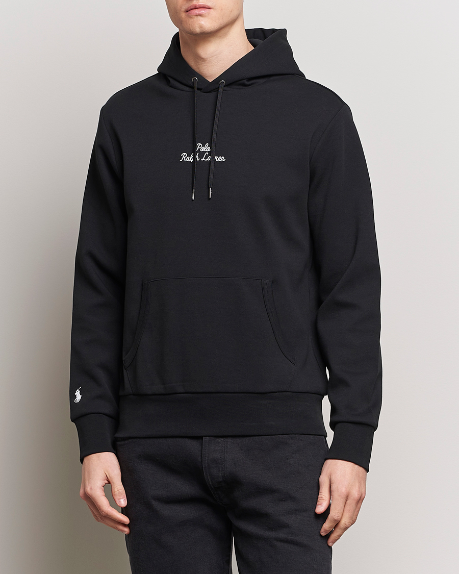 Herr | Tröjor | Polo Ralph Lauren | Central Logo Hoodie Polo Black