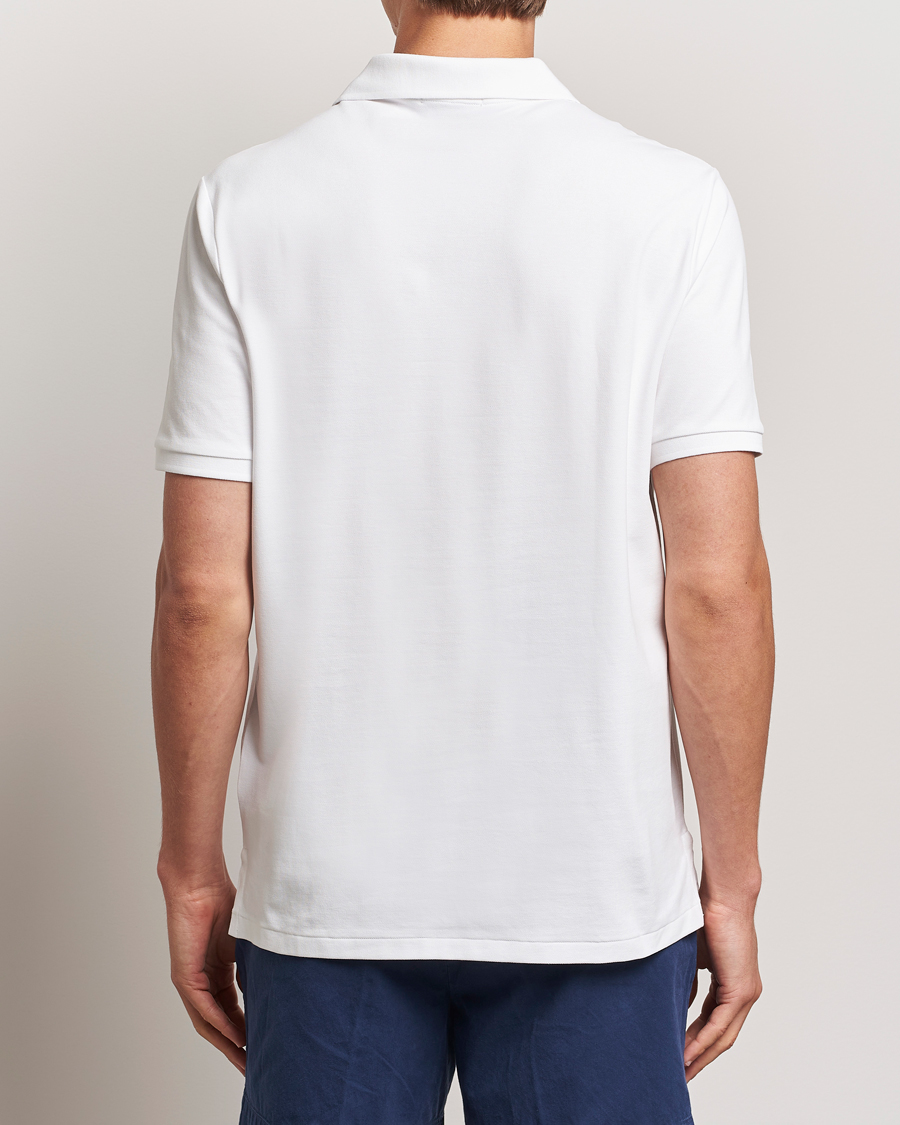 Herr | Pikéer | Polo Ralph Lauren | Classic Fit Open Collar Polo White