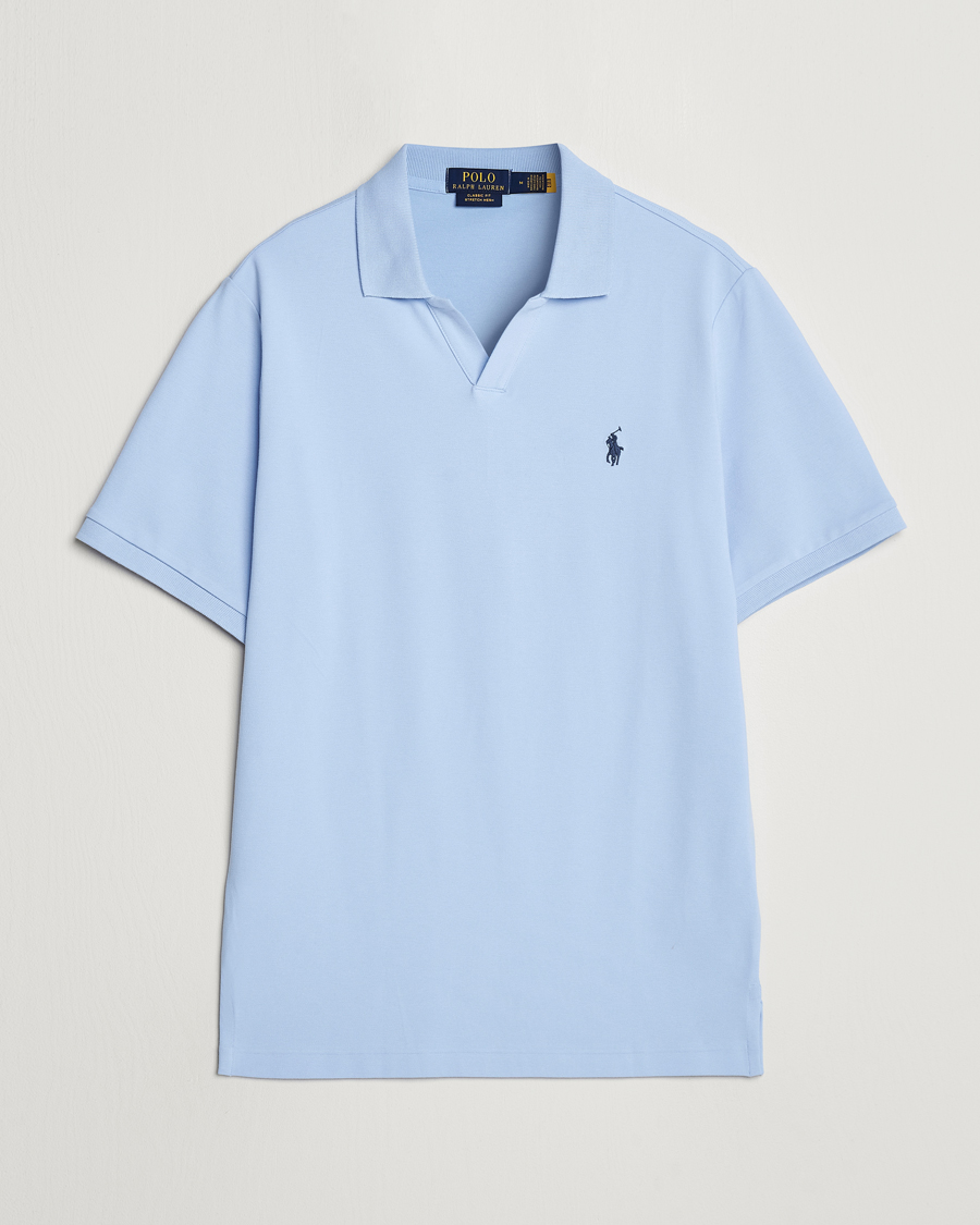 Herr | Pikéer | Polo Ralph Lauren | Classic Fit Open Collar Polo Office Blue