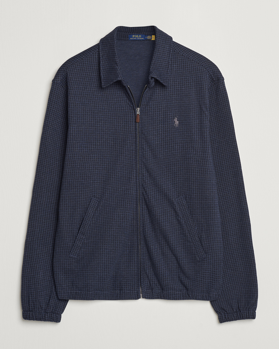 Herr | Jackor | Polo Ralph Lauren | Double Knit Dogtooth Baracuda Jacket Vintage Navy