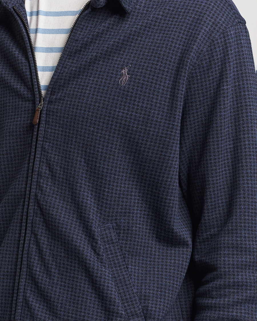 Herr | Jackor | Polo Ralph Lauren | Double Knit Dogtooth Baracuda Jacket Vintage Navy