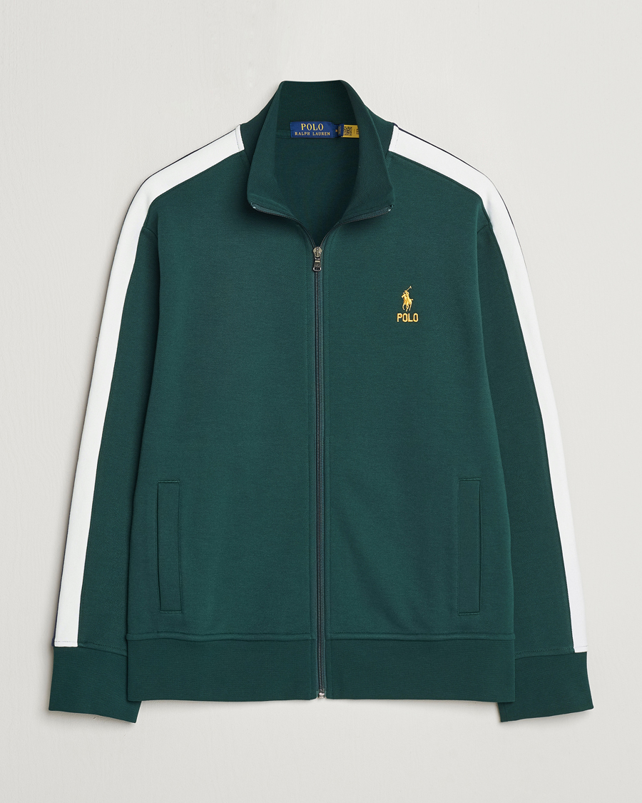 Herr | Tröjor | Polo Ralph Lauren | Double Knit Taped Track Jacket Moss Agate