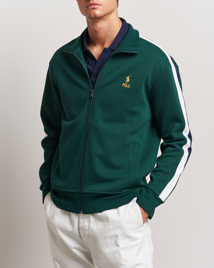 Herr | Senast inkommet | Polo Ralph Lauren | Double Knit Taped Track Jacket Moss Agate