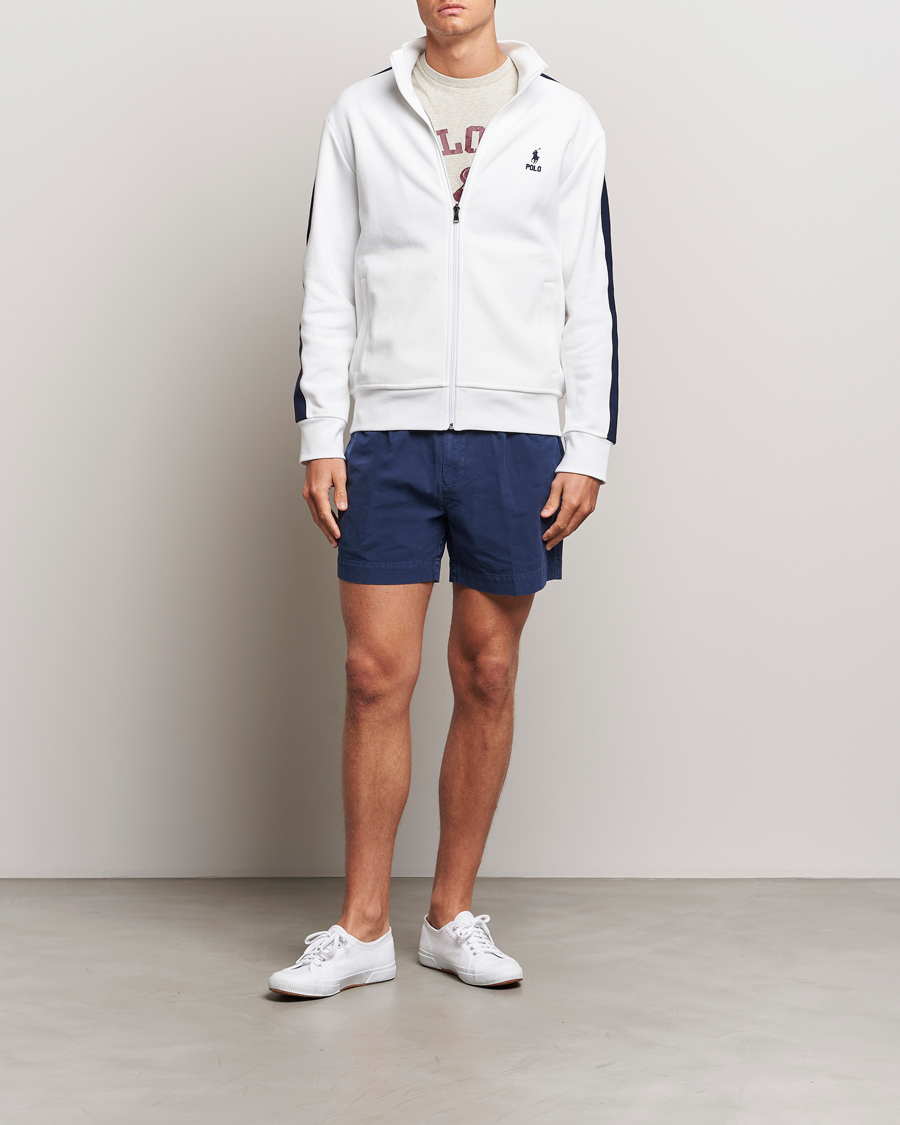 Herr | Tröjor | Polo Ralph Lauren | Double Knit Taped Track Jacket White