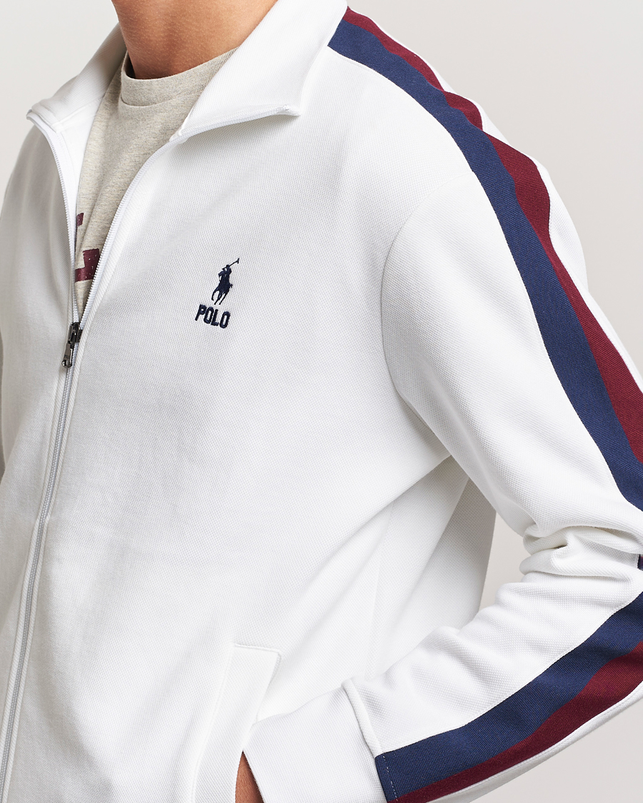 Herr | Tröjor | Polo Ralph Lauren | Double Knit Taped Track Jacket White