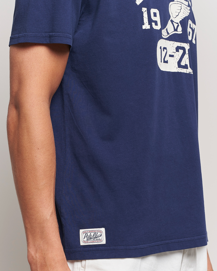 Herr | T-Shirts | Polo Ralph Lauren | Graphic Crew Neck T-Shirt Cruise Navy