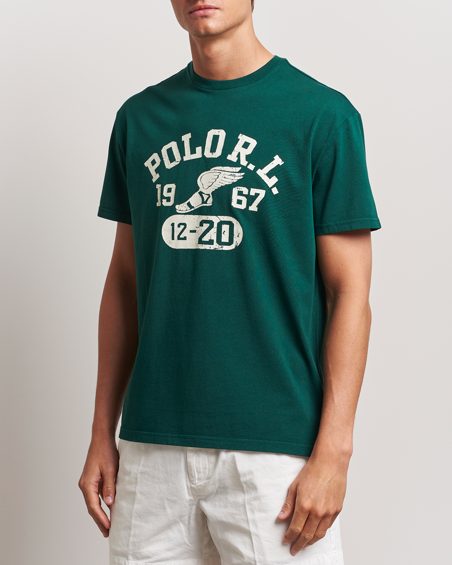Herr | T-Shirts | Polo Ralph Lauren | Graphic Crew Neck T-Shirt Moss Agate