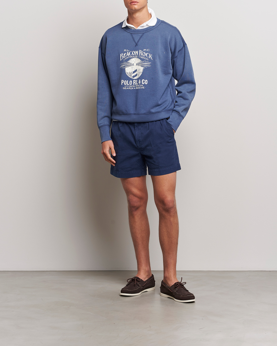 Herr | Tröjor | Polo Ralph Lauren | Graphic Fleece Sweatshirt Blue Heaven