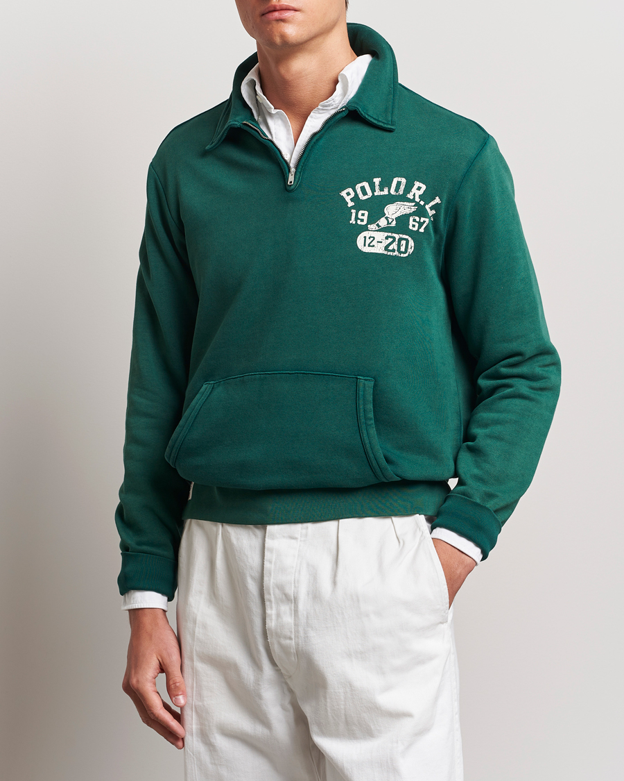 Herr |  | Polo Ralph Lauren | Graphic Fleece Half Zip Moss Agate