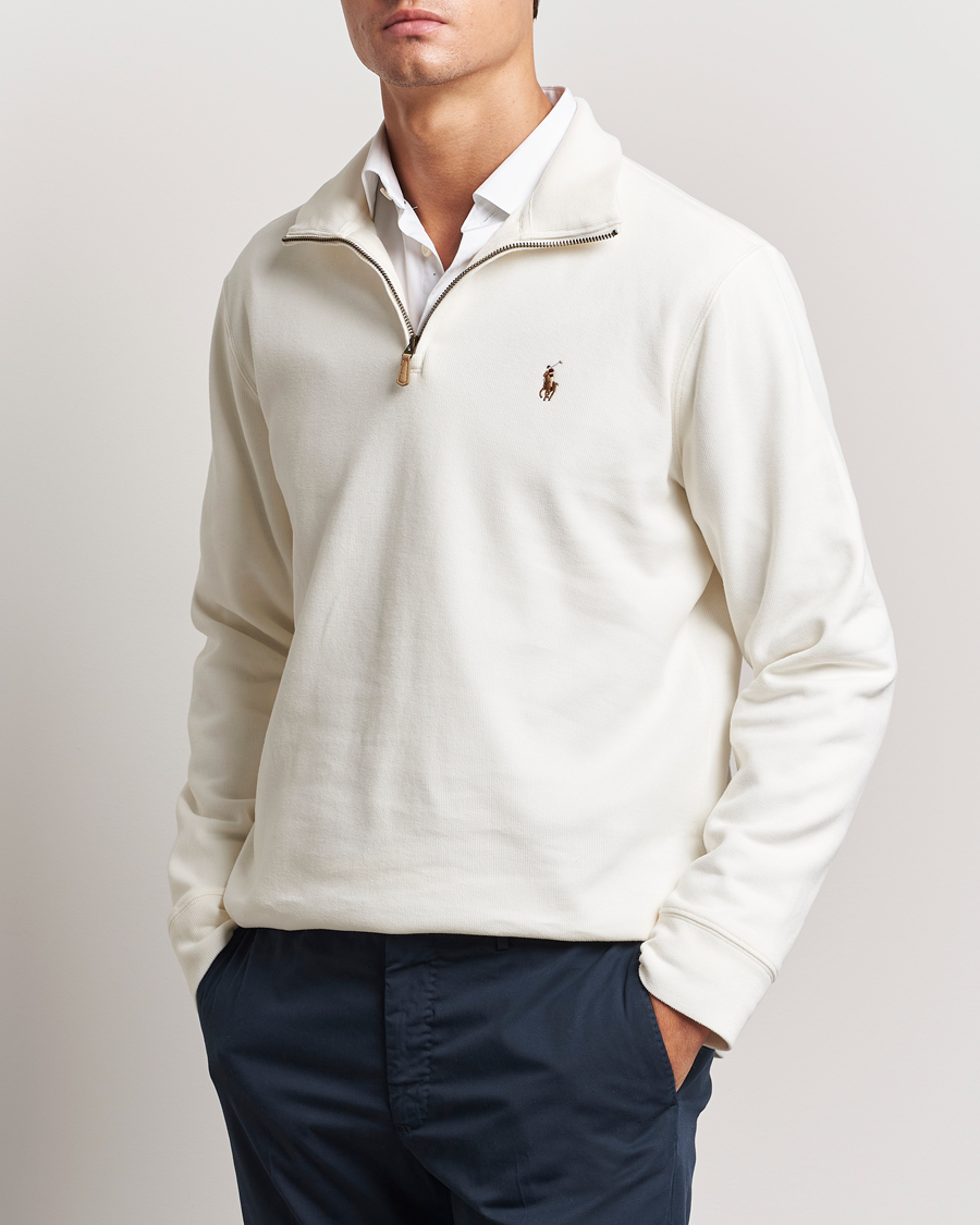 Herr | Tröjor | Polo Ralph Lauren | Double Knit Jaquard Half Zip Sweater Nevis