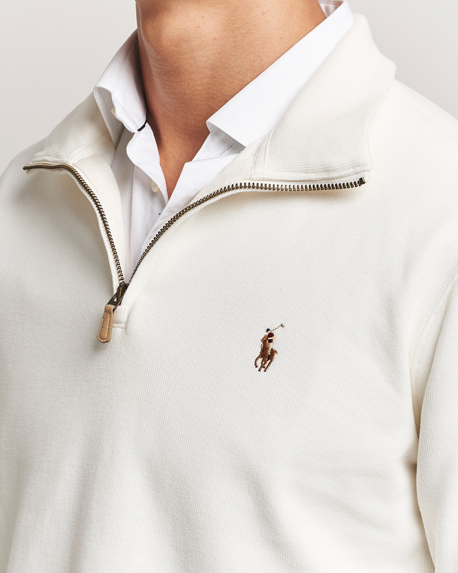 Herr | Tröjor | Polo Ralph Lauren | Double Knit Jaquard Half Zip Sweater Nevis