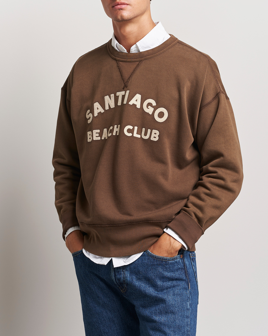 Herr | Tröjor | Polo Ralph Lauren | Graphic Vintage Fleece Sweatshirt Court Brown