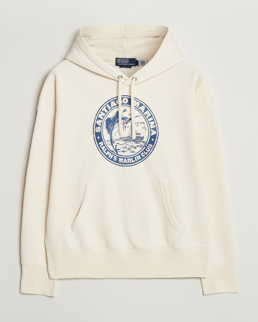 Herr | Tröjor | Polo Ralph Lauren | Graphic Vintage Fleece Hoodie Herbal Milk