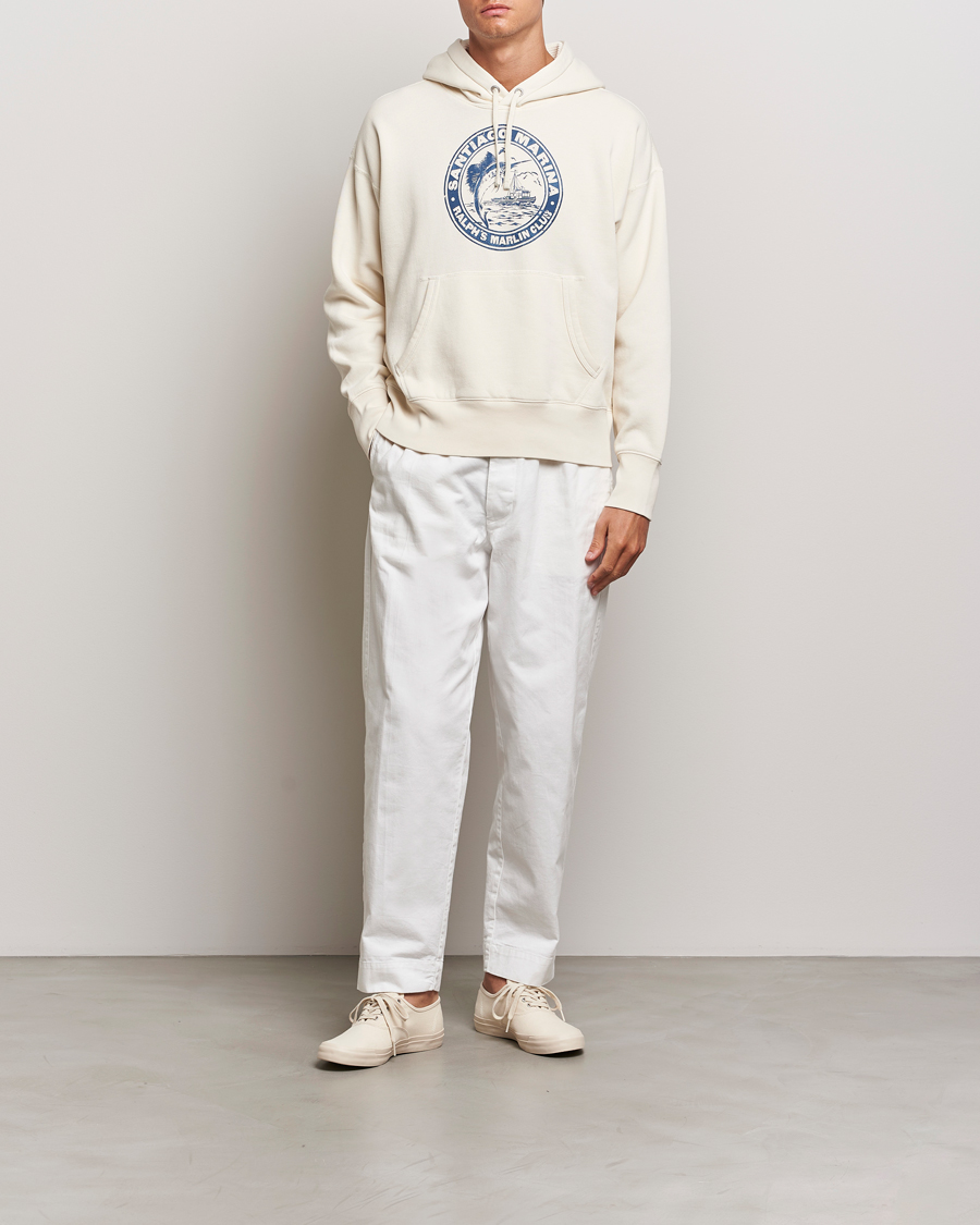 Herr | Tröjor | Polo Ralph Lauren | Graphic Vintage Fleece Hoodie Herbal Milk