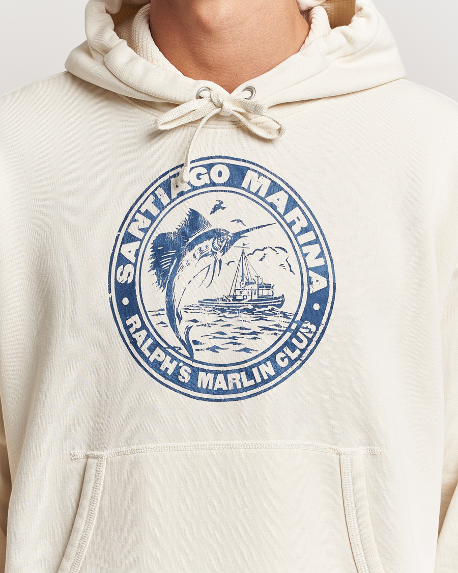 Herr | Tröjor | Polo Ralph Lauren | Graphic Vintage Fleece Hoodie Herbal Milk