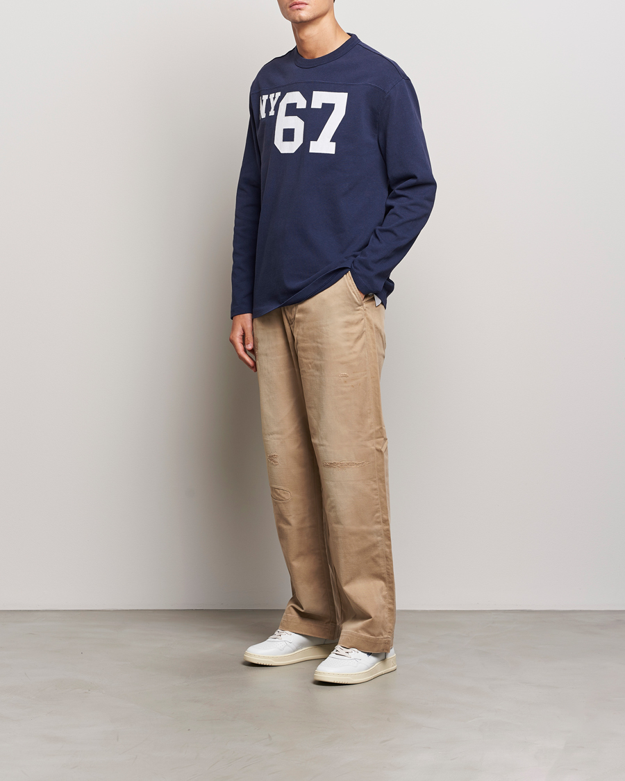 Herr | T-Shirts | Polo Ralph Lauren | NYC Long Sleeve T-Shirt Cruise Navy