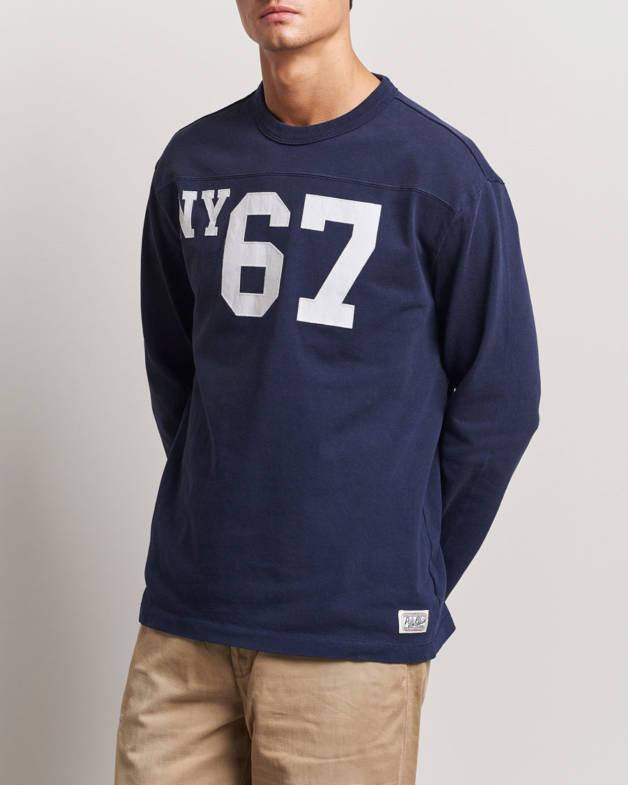 Herr | T-Shirts | Polo Ralph Lauren | NYC Long Sleeve T-Shirt Cruise Navy