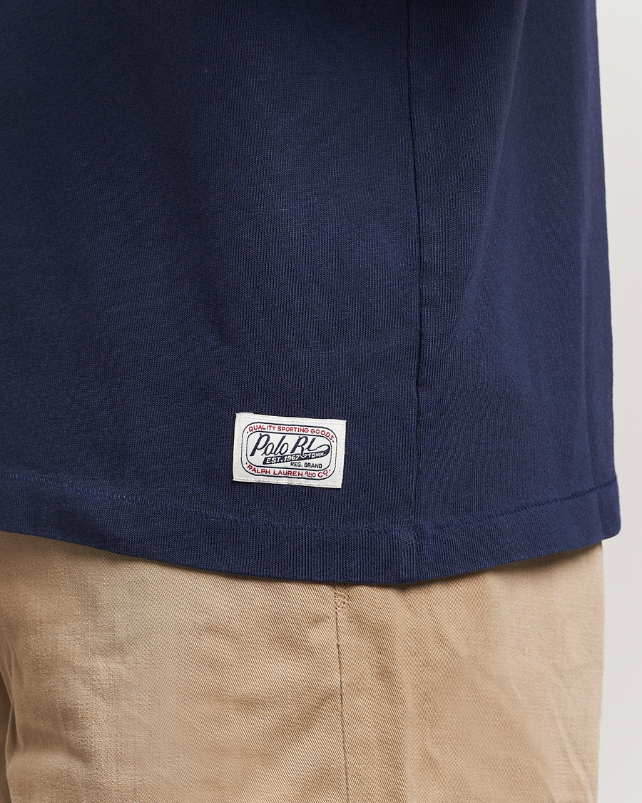 Herr | T-Shirts | Polo Ralph Lauren | NYC Long Sleeve T-Shirt Cruise Navy