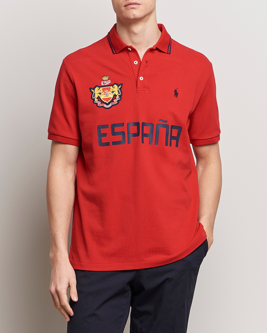 Herr | Kortärmade pikéer | Polo Ralph Lauren | Classic Fit Country Polo Red