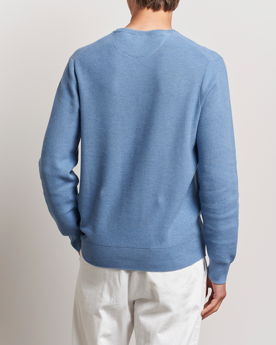 Herr | Tröjor | Polo Ralph Lauren | Textured Crew Neck Sweater Lake Heather