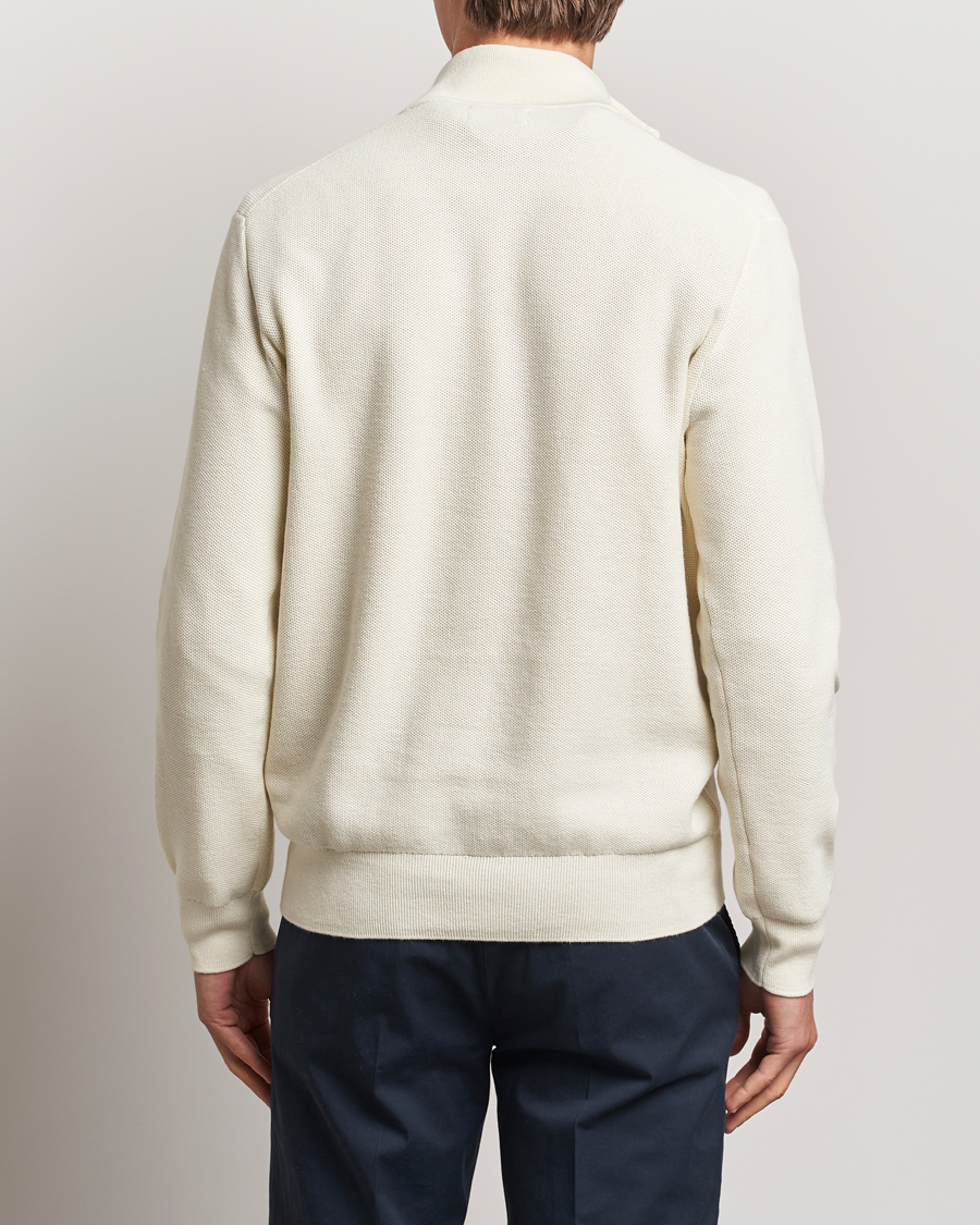 Herr | Tröjor | Polo Ralph Lauren | Textured Half Zip Herbal Milk