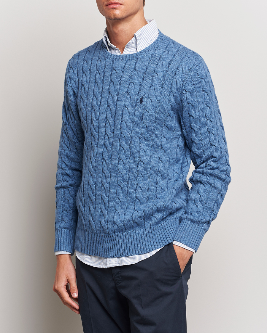 Herr |  | Polo Ralph Lauren | Cotton Cable Pullover Lake Heather