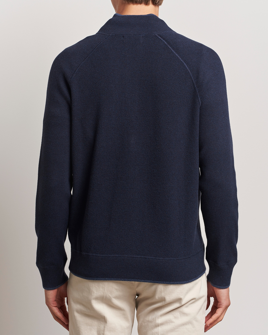 Herr | Tröjor | Polo Ralph Lauren | Textured Full Zip Navy Heather