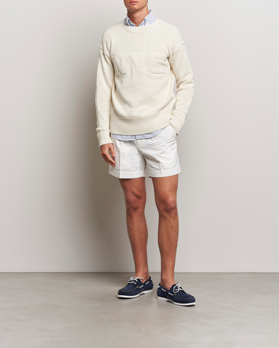 Herr | Tröjor | Polo Ralph Lauren | NYC Knitted Sweater Cream