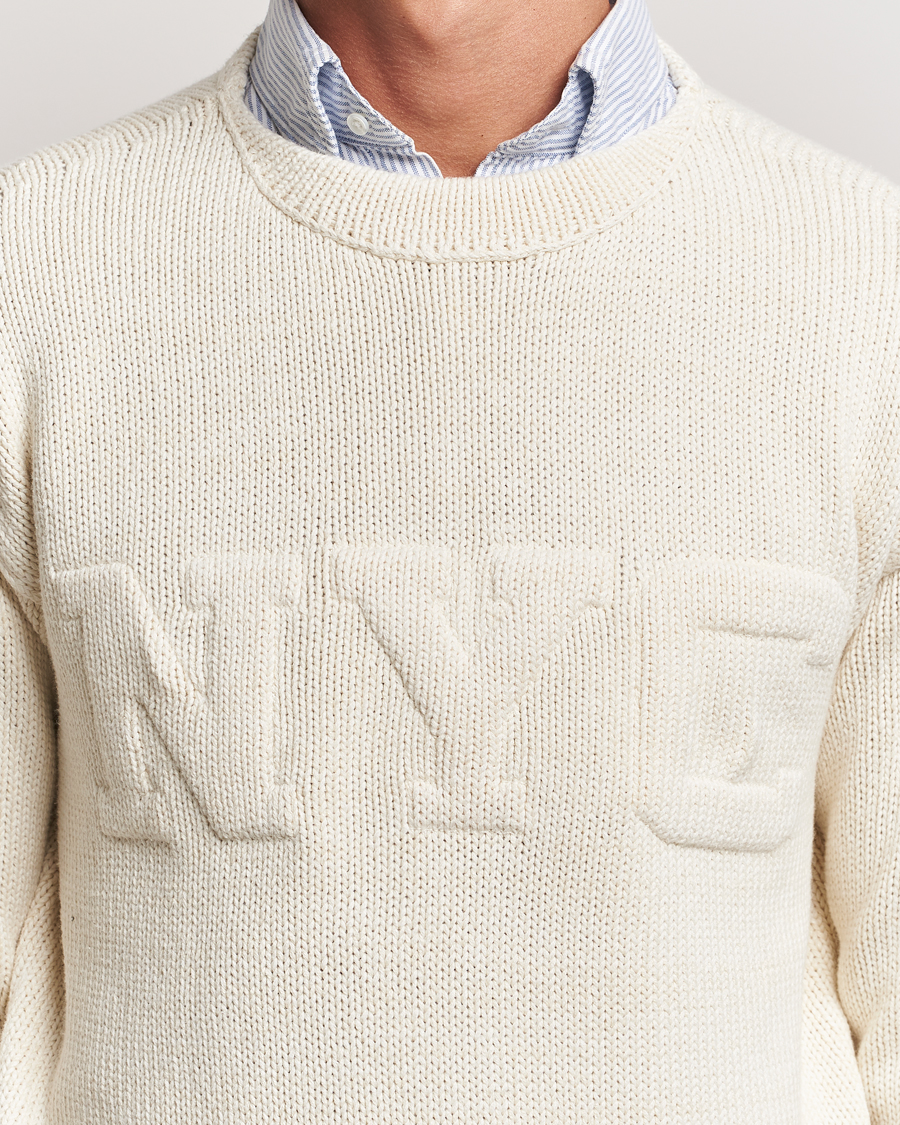 Herr | Tröjor | Polo Ralph Lauren | NYC Knitted Sweater Cream