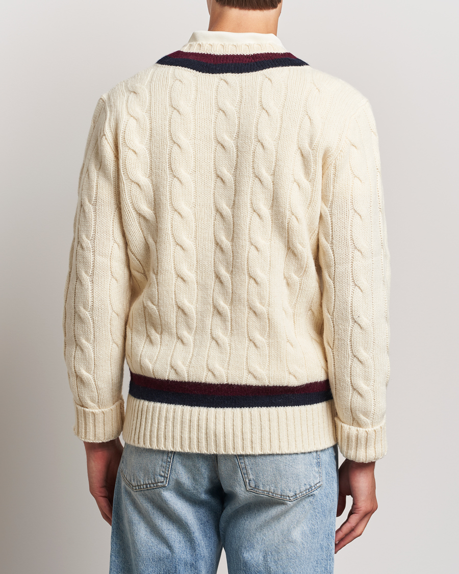 Herr | Tröjor | Polo Ralph Lauren | Wool Cricket Sweater Cream