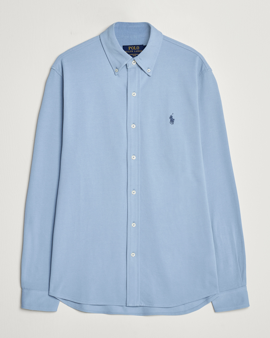 Herr | Skjortor | Polo Ralph Lauren | Featherweight Mesh Shirt Vessel Blue