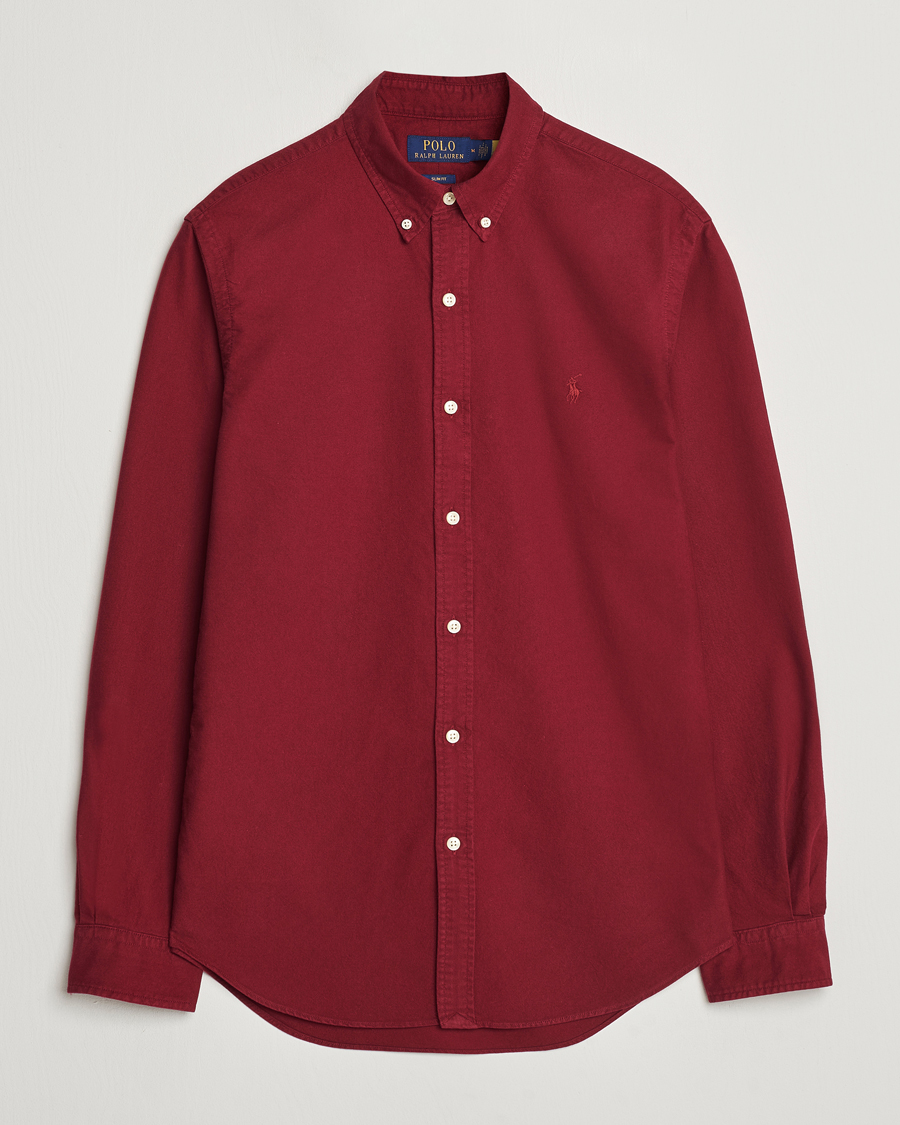 Herr | Skjortor | Polo Ralph Lauren | Slim Fit Garment Dyed Oxford Red Carpet