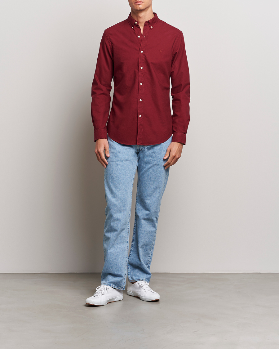 Herr | Skjortor | Polo Ralph Lauren | Slim Fit Garment Dyed Oxford Red Carpet