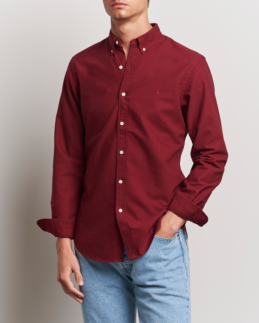 Herr | Skjortor | Polo Ralph Lauren | Slim Fit Garment Dyed Oxford Red Carpet